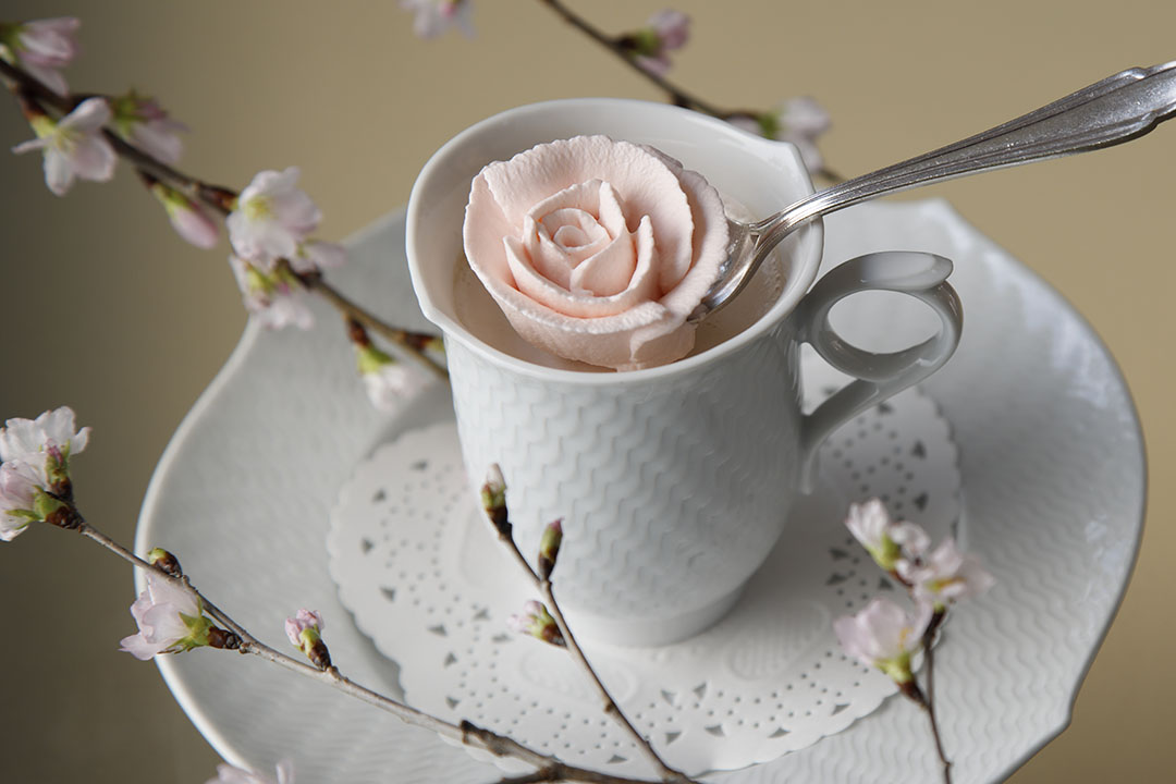 桜のウインナーコーヒー